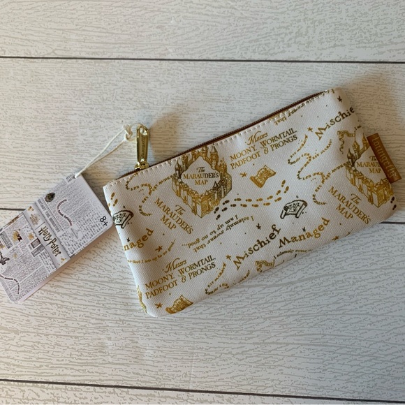 Loungefly Bags Loungefly Harry Potter Marauders Map Nylon Pouch